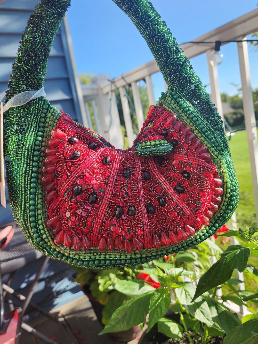 🍉 VIRAL WATERMELON BEADED BAG 🍉